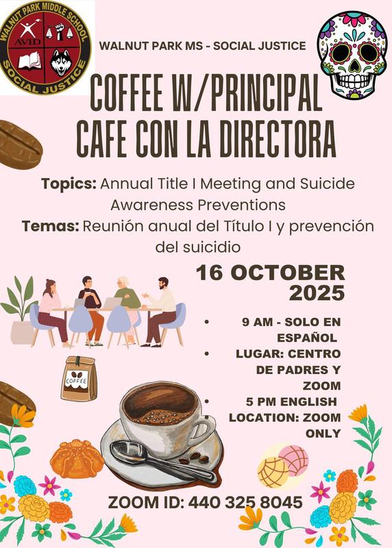 Coffee with the Principal Flyer