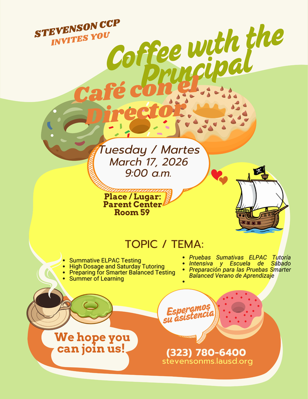 coffee with the principal
