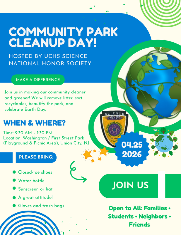 Community Park Cleanup Day Flyer