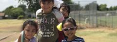 K-5 students having fun at recess!