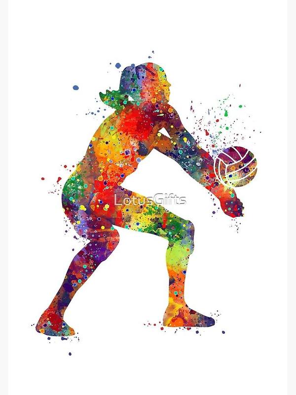 Girls Volleyball clipart