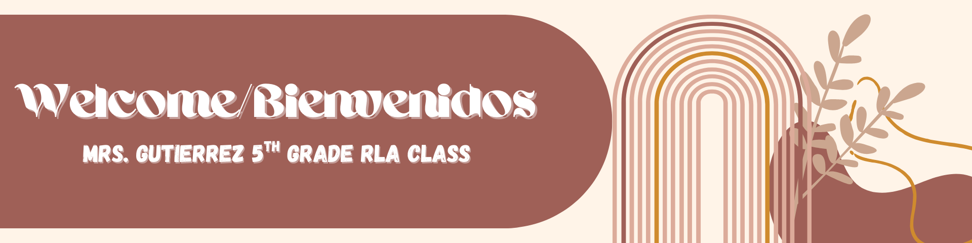 Banner for Mrs. Gutierrez in English and Spanish