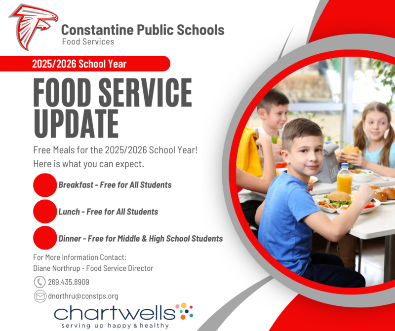 Free Meals for 25-26 Flyer