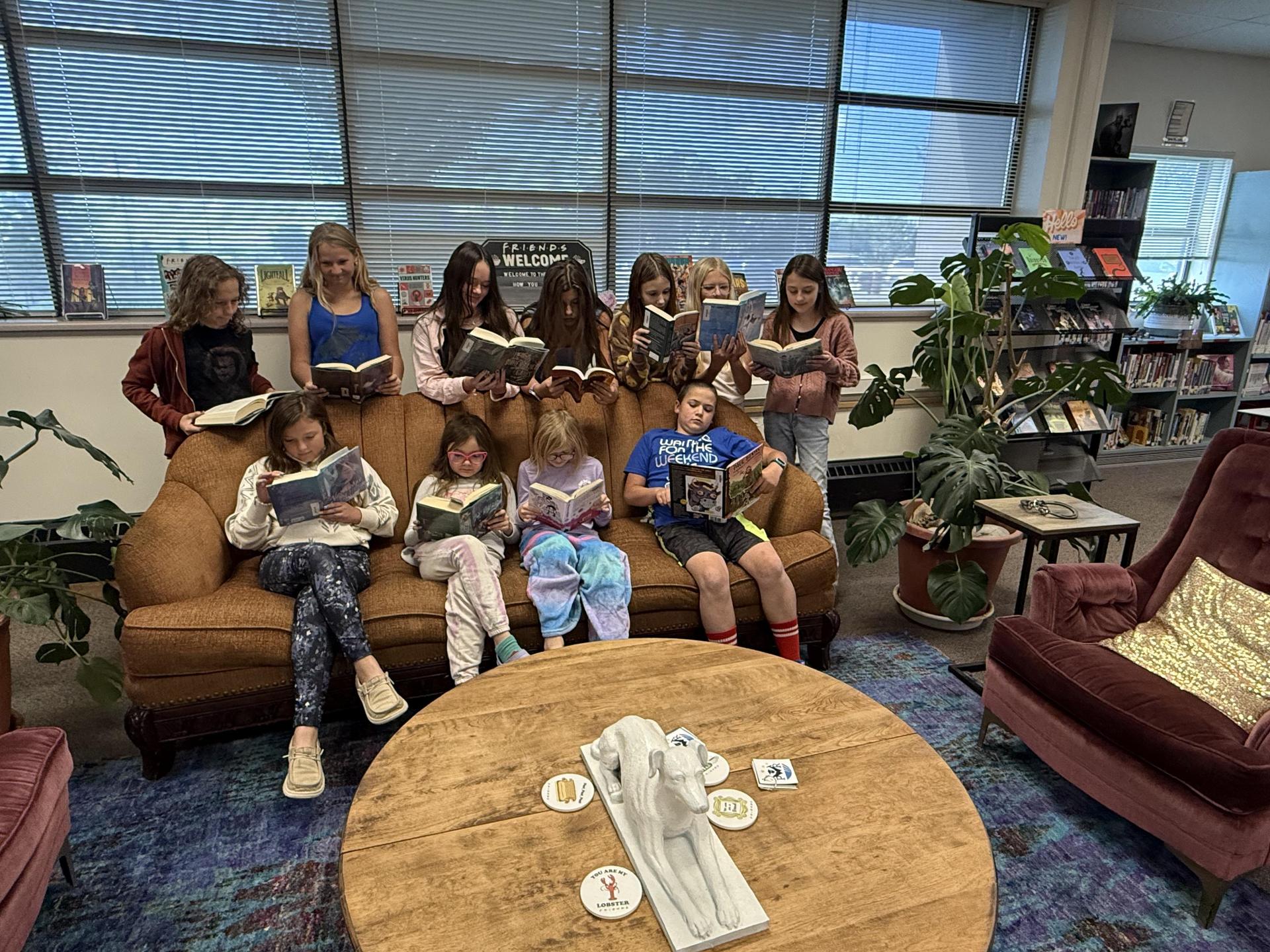 Reading with friends