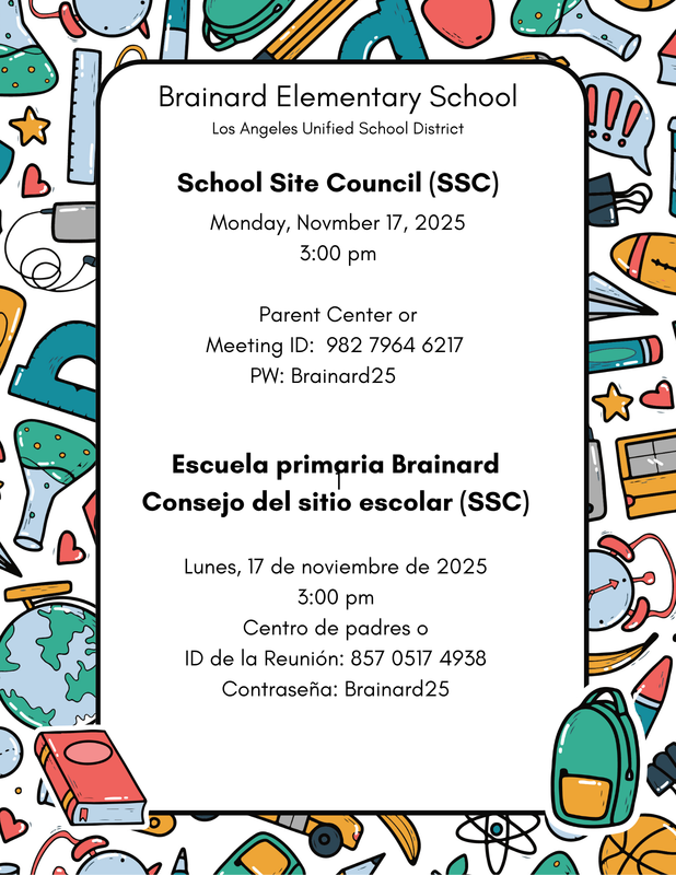 SSC Mtg. Flyer 11-17-25 @ 3:00pm