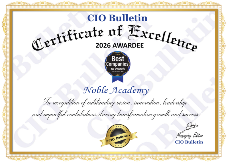 Certificate of Excellence
