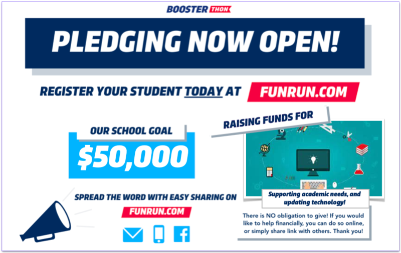 Register today for the PTO Boosterthon! Featured Photo