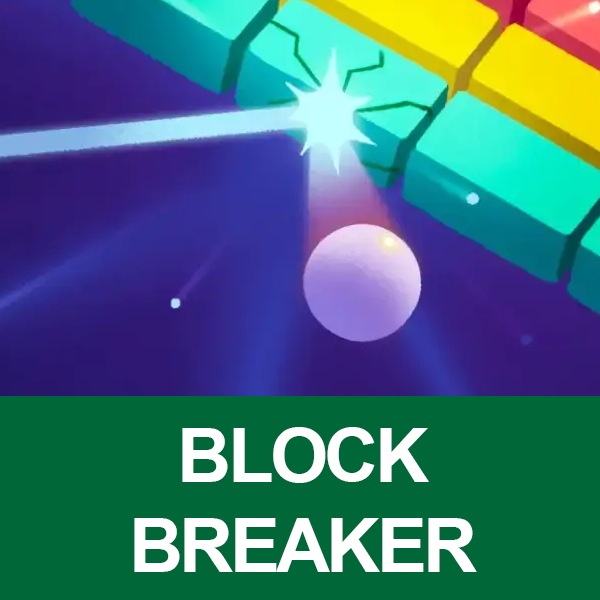 Google Games image of ball breaking block