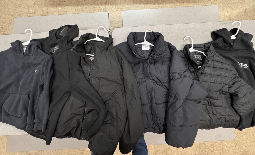 lost and found black jackets