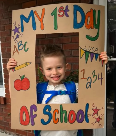 1st day of school photo