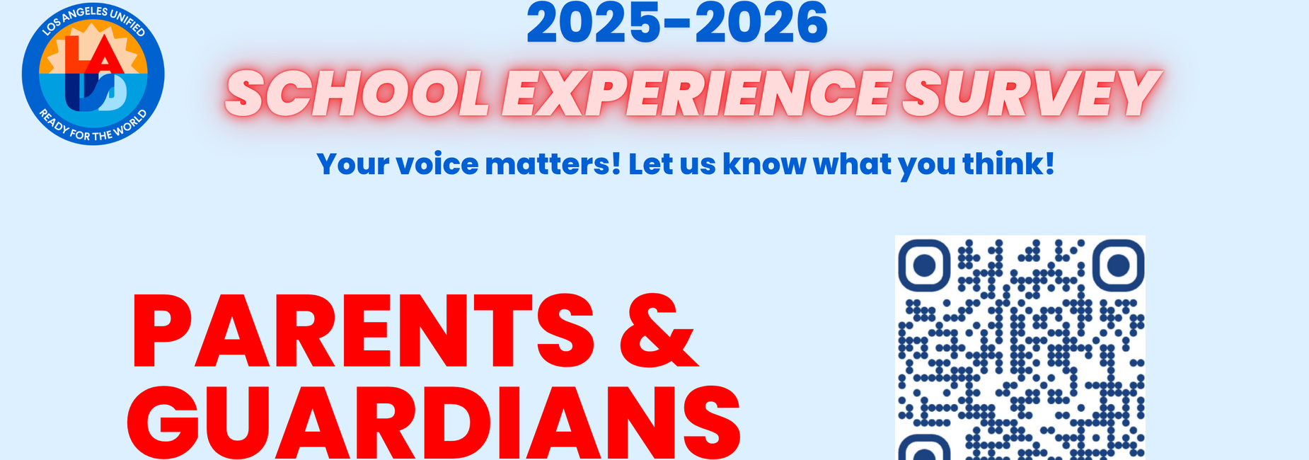 2025-2026 School Experience Survey coming soon.