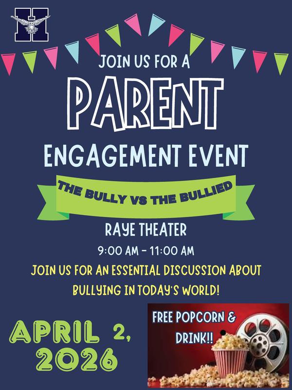 Bully vs the Bullied, Raye Theater, April 2nd at 9 am
