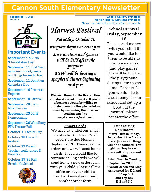 September Newsletter