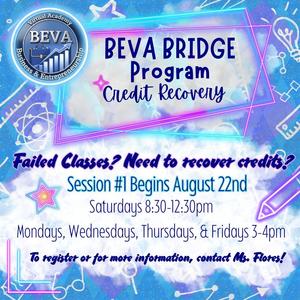 BEVA Bridge Program Credit Recovery post