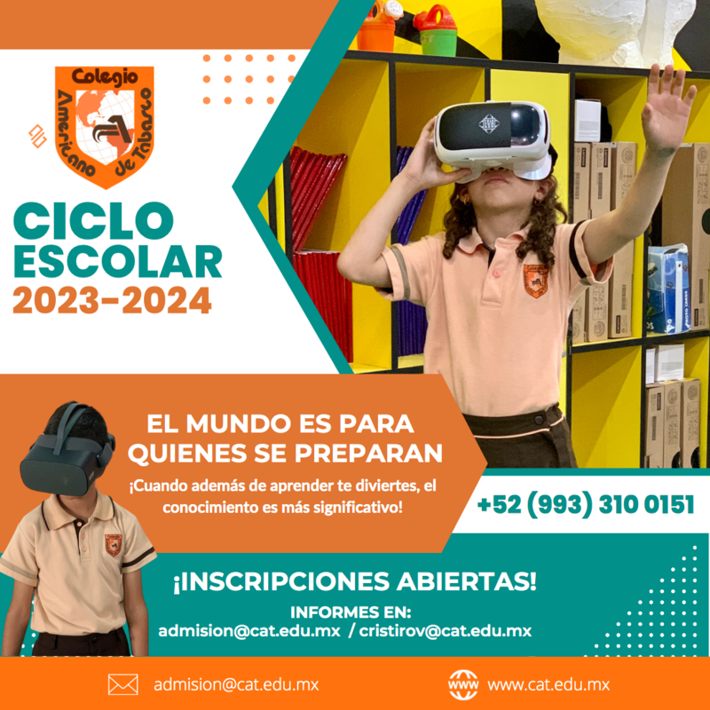 ¡Inscripciones abiertas Ciclo Escolar 2023 - 2024! Featured Photo