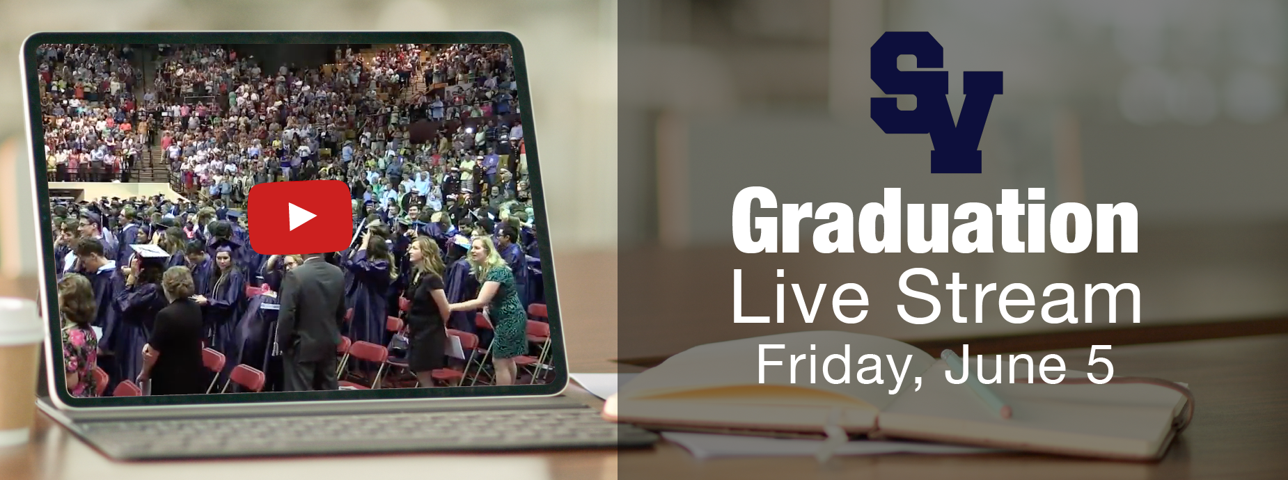 Live Stream Graduation Banner