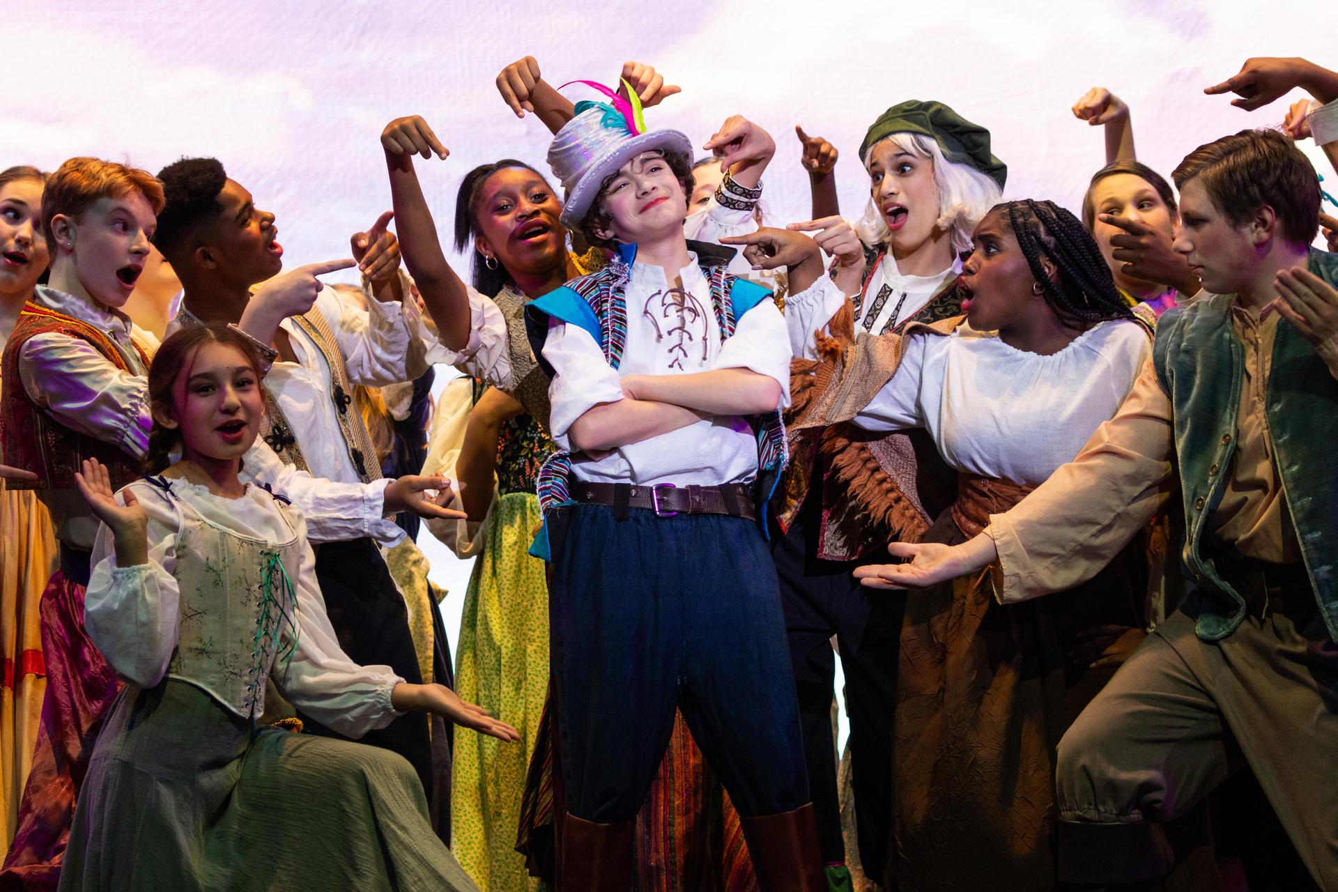 A scene from Something Rotten, Jr.