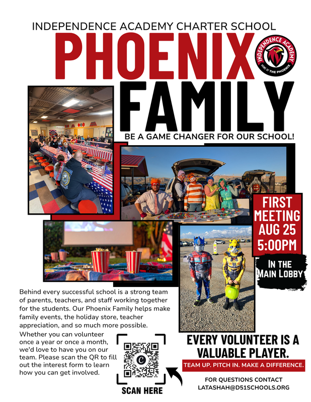 Join our family group, the Phoenix Family. First meeting is August 25th at 5pm.