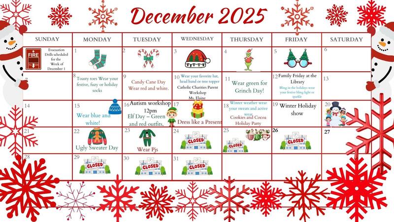 December's Calendar Featured Photo