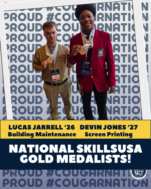Delcastle SkillsUSA NLSC Gold Medalists