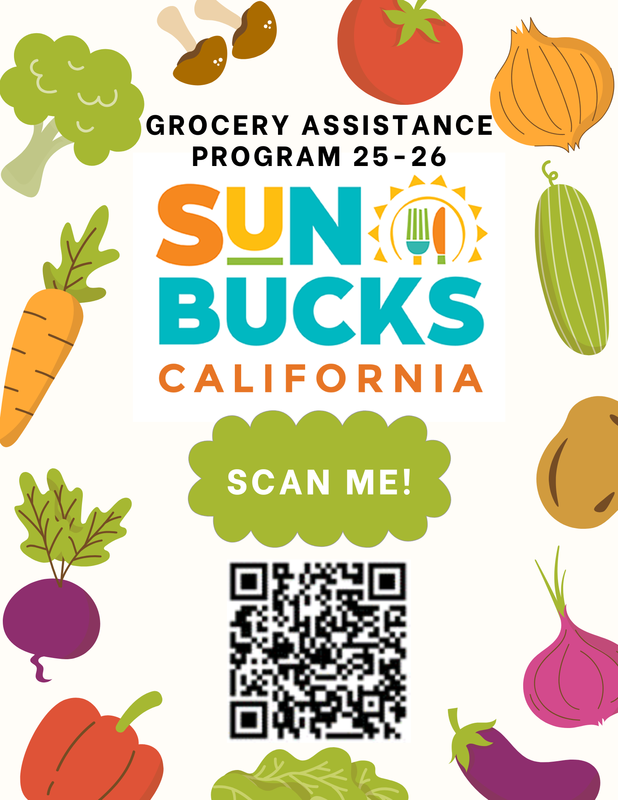 Sun Bucks California Flyer with fruits and veggies
