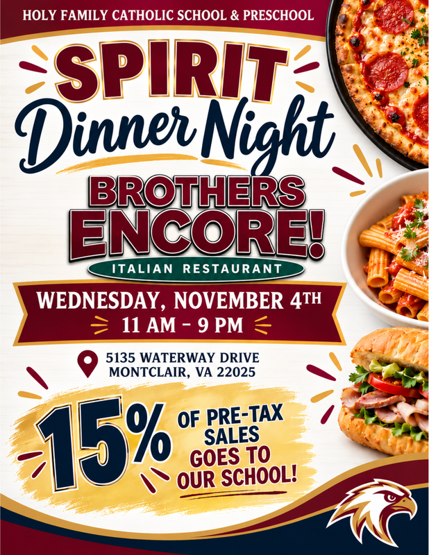 Spirit Dinner Night at Brothers Encore Featured Photo
