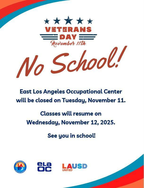 Veterans Day- School will be closed