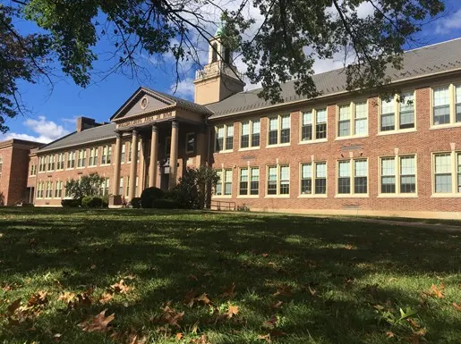 exterior of junior high school
