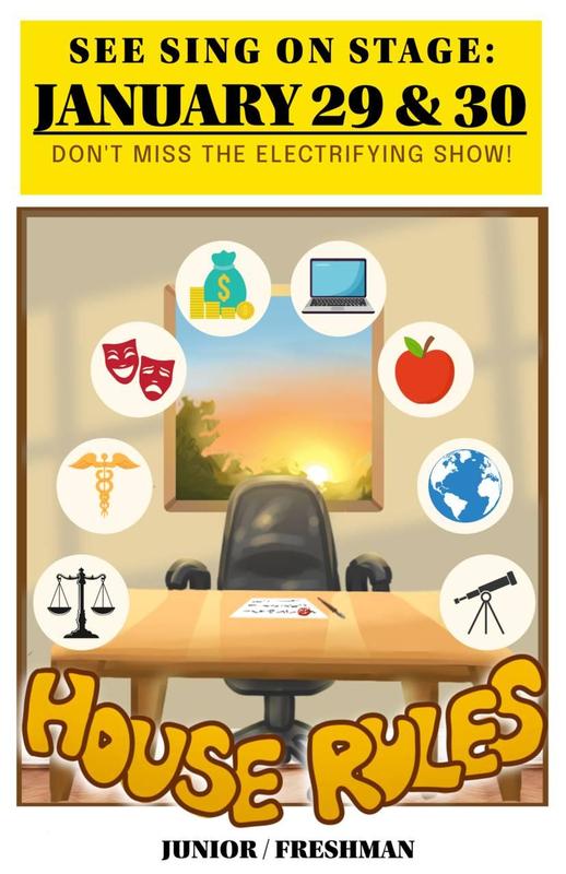 SING flyer for Junior Freshman