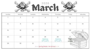 March 2026 Calendar