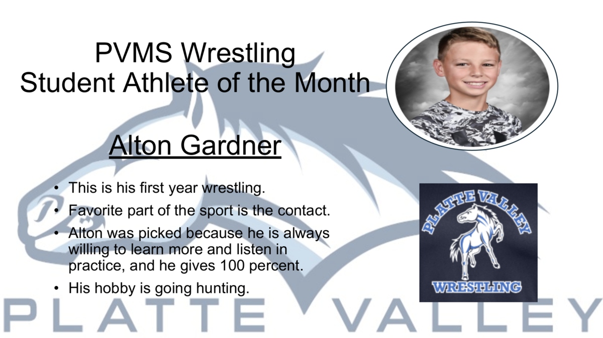athlete of the month