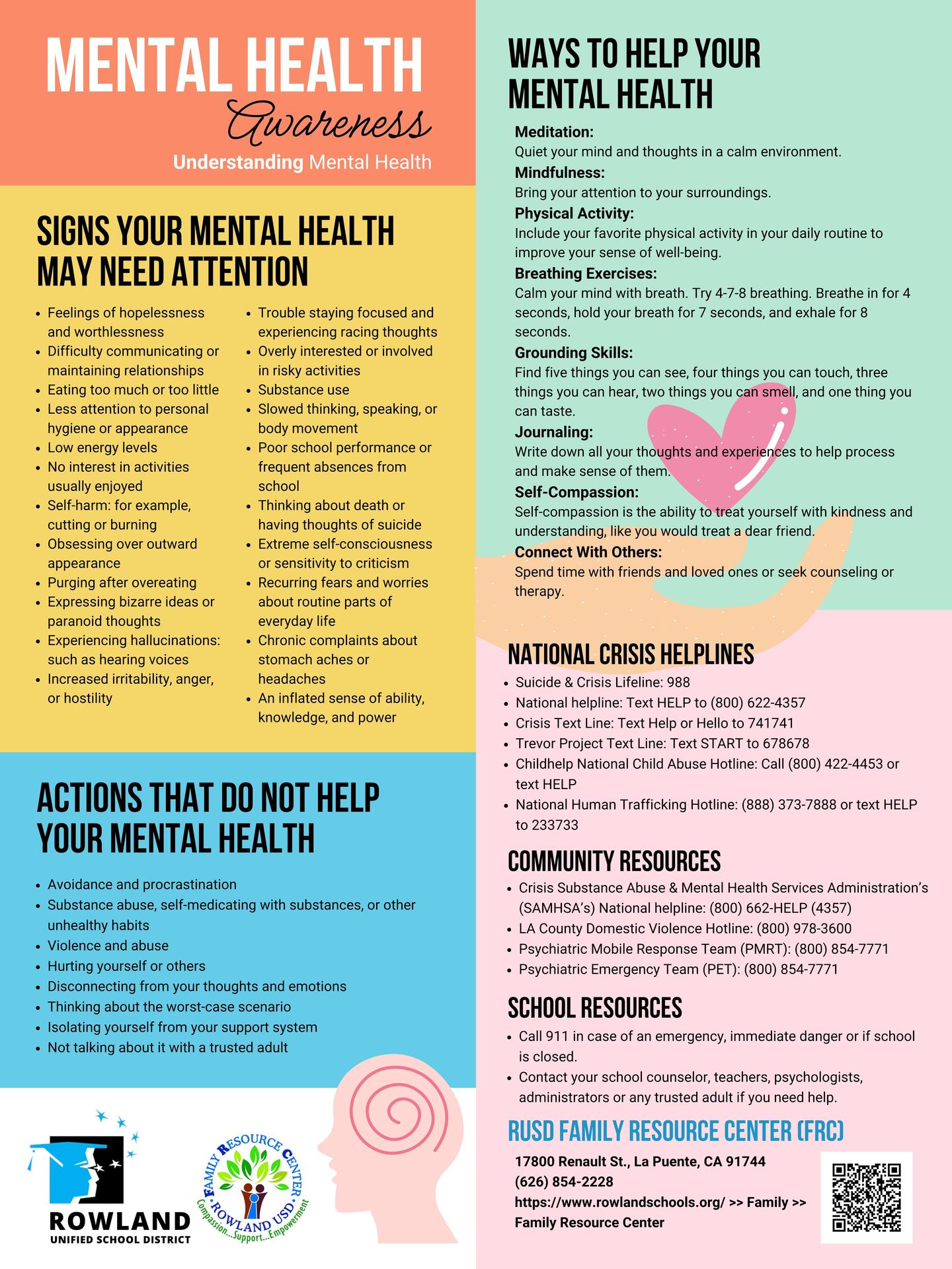 Mental Health Flyer