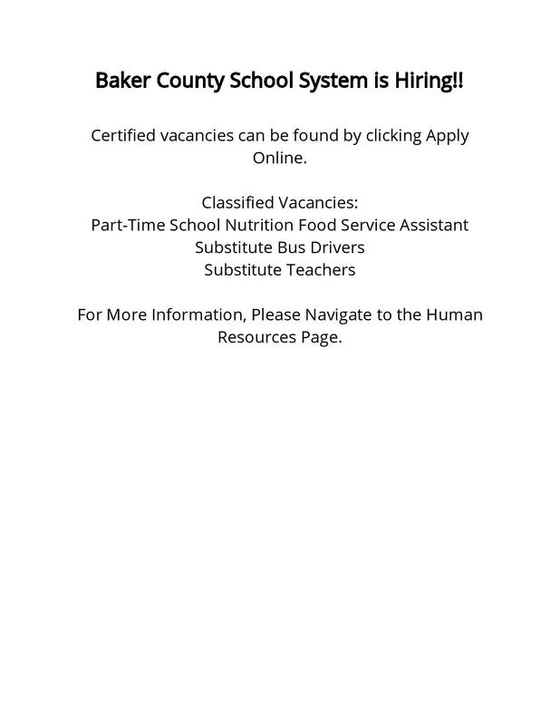 Baker County School District