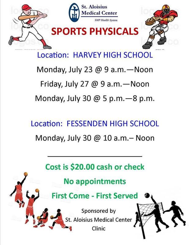 2018 St. Aloisius Sports Physicals