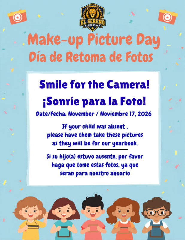 Makeup Picture Day/ Dia de Retoma de Fotos