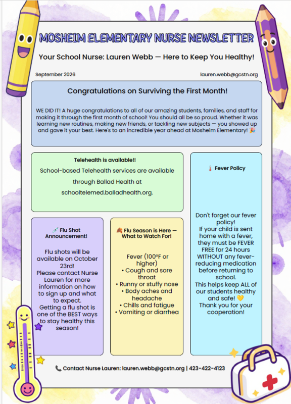 September Nurse's Newsletter