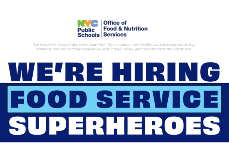 Food Service is Hiring