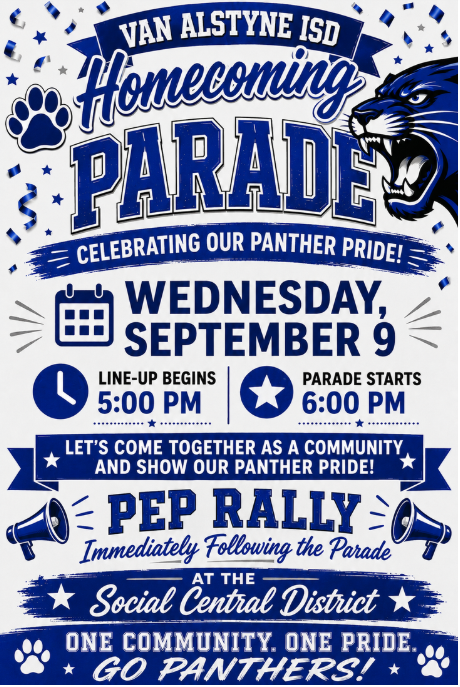 Homecoming Parade and Pep Rally Thumbnail Image