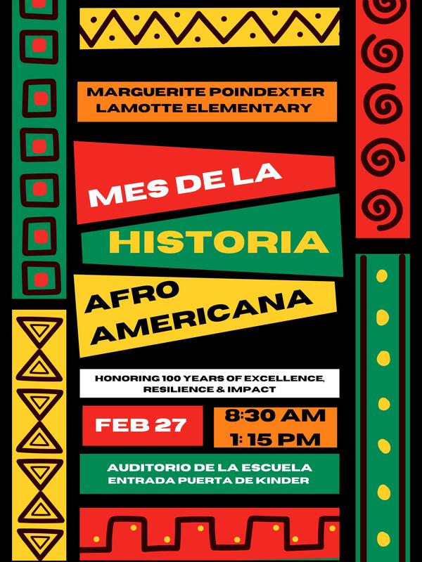Celebración del Mes de la Historia Afroamericana del 27/2