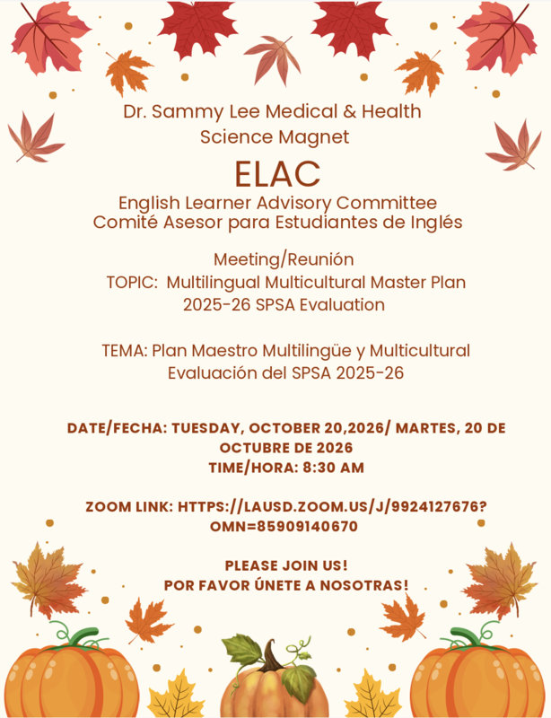 ELAC Meeting Featured Photo