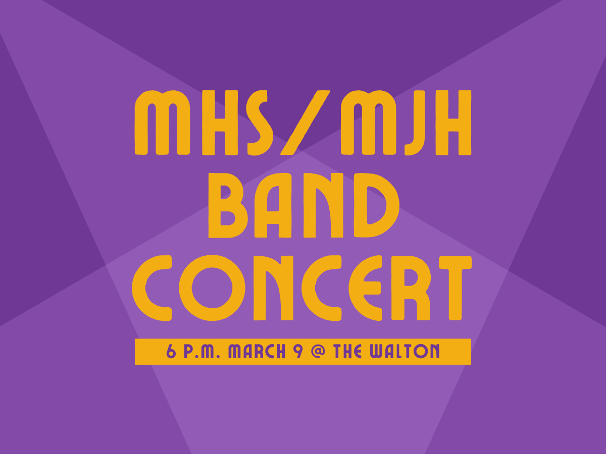 promo graphic - MHS / MJH band concert