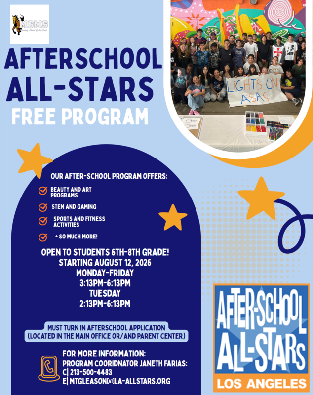 After school all-stars flyer