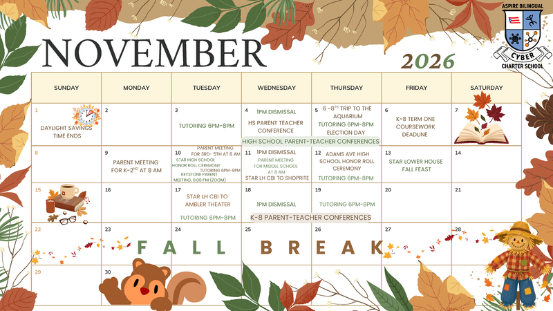 November Calendar