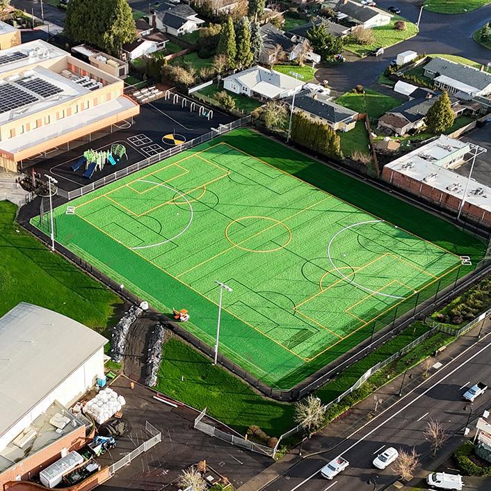 Bond Construction: Turf Field Completed