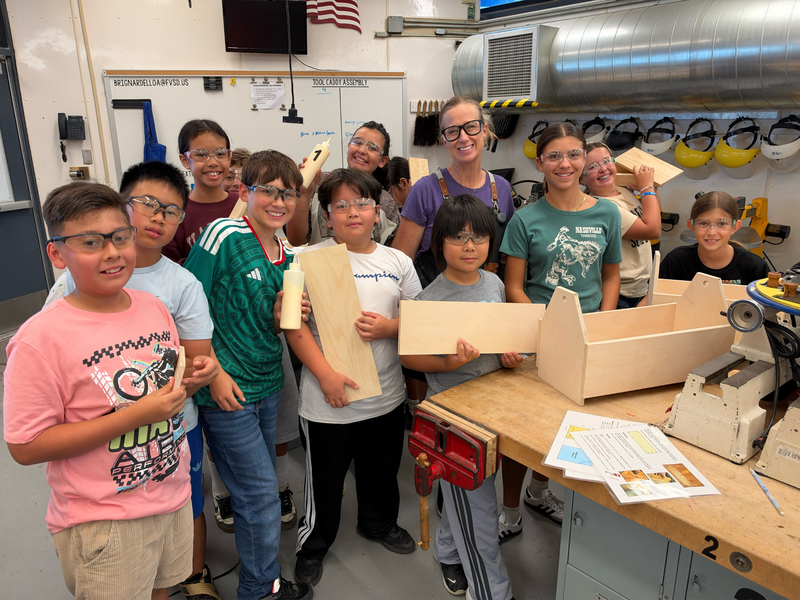 Hands-On Learning and Life Skills Take Shape in 6th Grade Woodshop Featured Photo