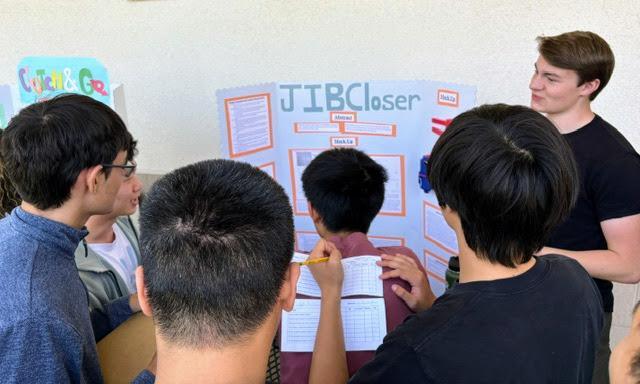 SPHS students shared their capstone projects in the Engineering Design and Development Class. (Photo Courtesy of South Pasadena Unified School District)