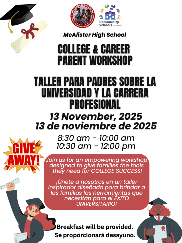 College and Career Parent Workshop Featured Photo