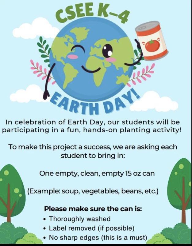 Earth Day CSEE K-4 Featured Photo