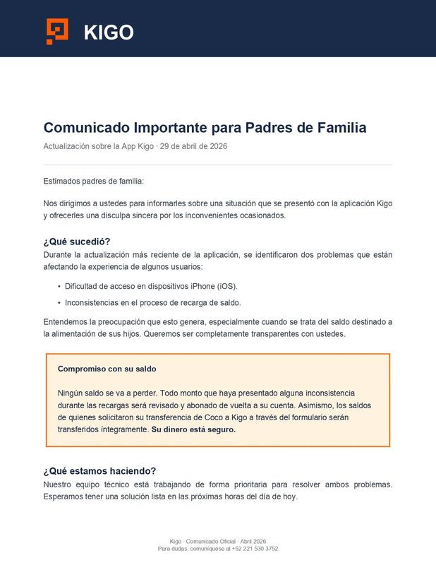 ¡AVISO IMPORTANTE! Featured Photo