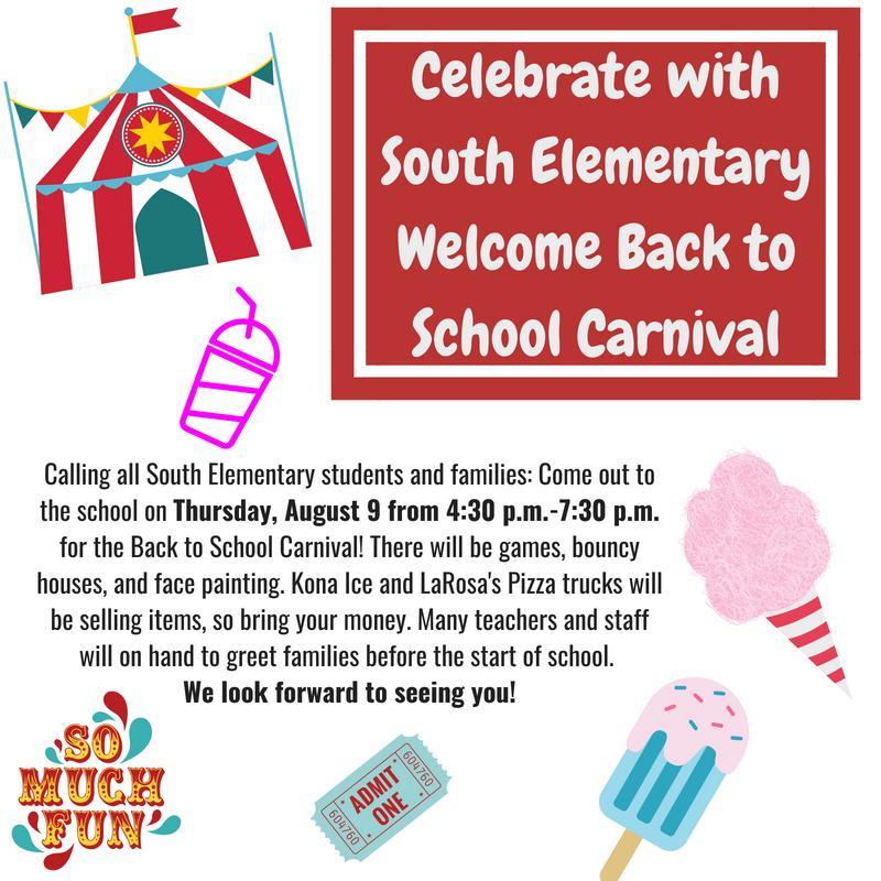 Celebrate Back to School at South Elementary! Featured Photo